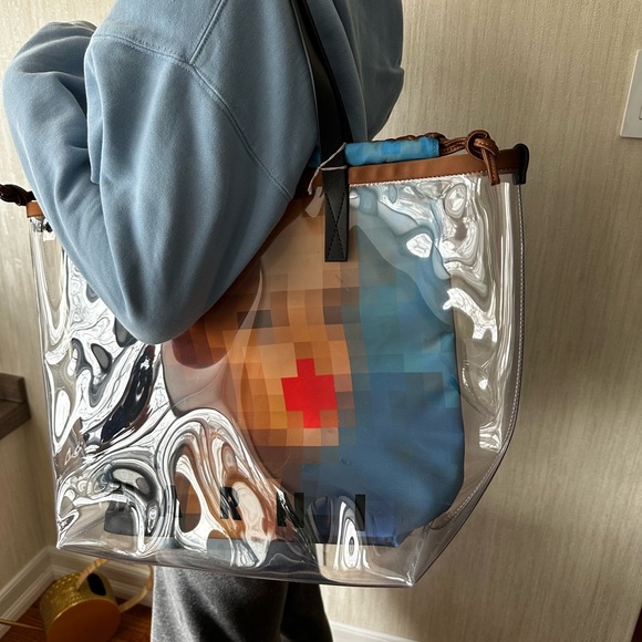 BNWT MARNI PVC/leather Tote/Handbag - Picture 5 of 14